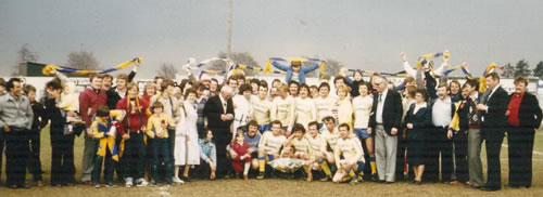 Champions et supporters en 1982